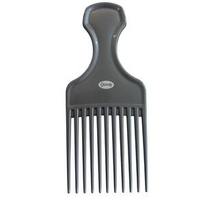 Vintage Goody Lift Comb Hair Pick with Handle Retro Hair Care 1980-90s Gray USA